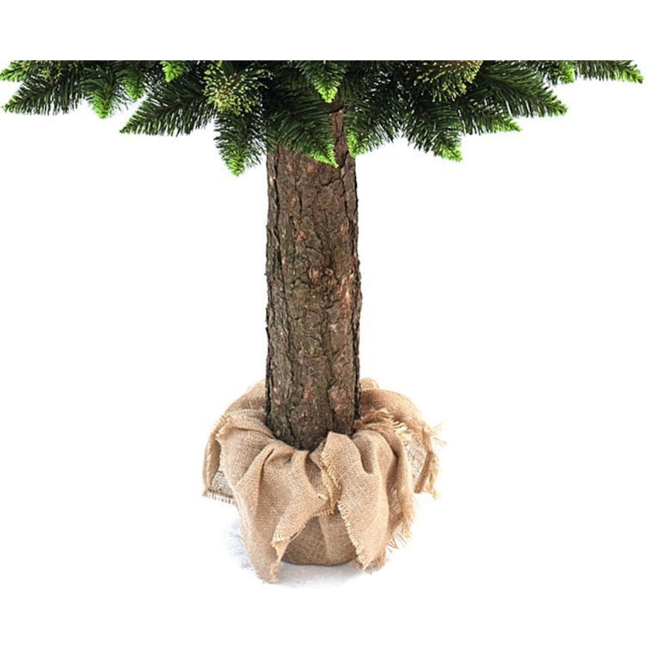 Choinka sztuczna Sosna oliwkowa z kryształkami na pniu