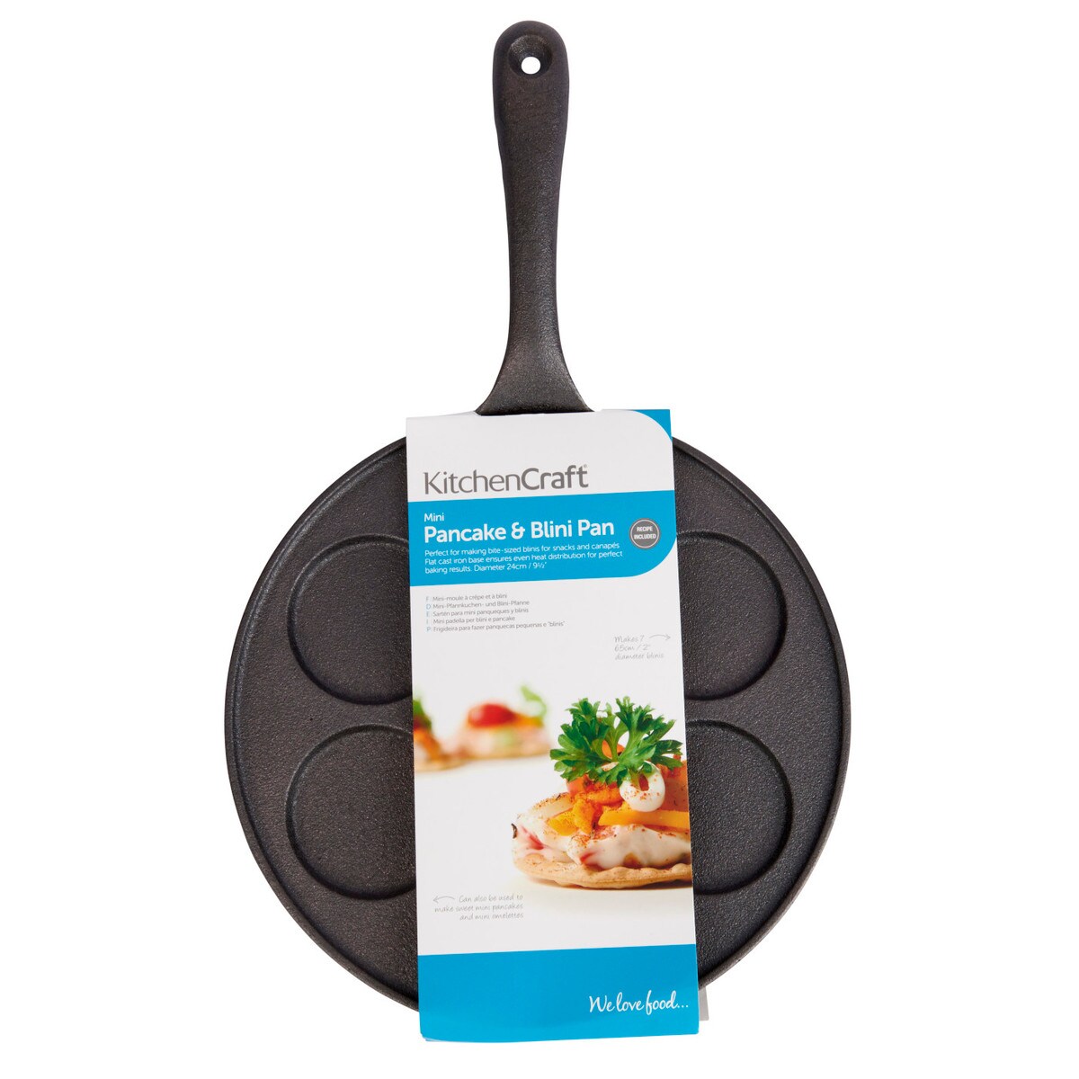 Patelnia żeliwna do placków KitchenCraft