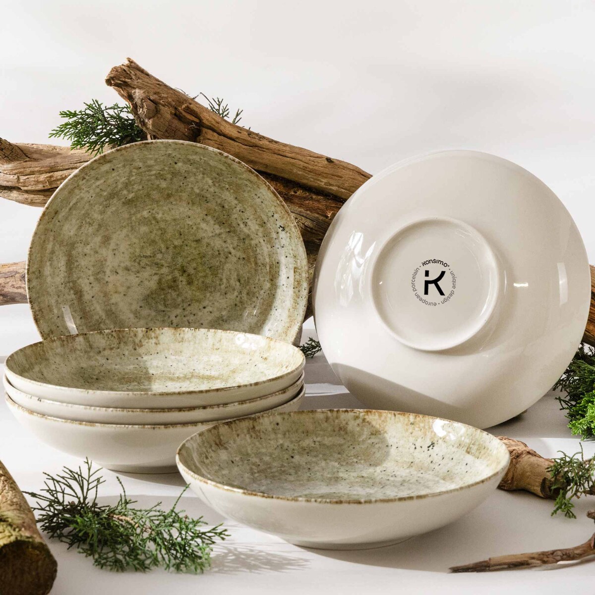 Talerz głęboki 6szt. ERATO