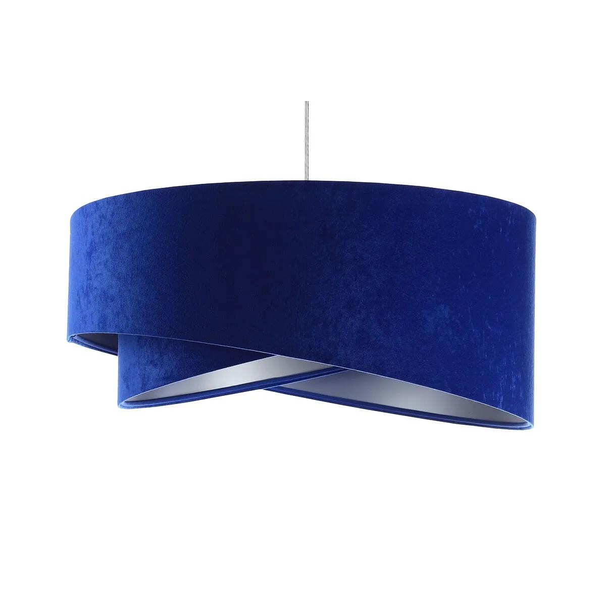 Lampa wisząca GEMSTONE niebieska/srebrna