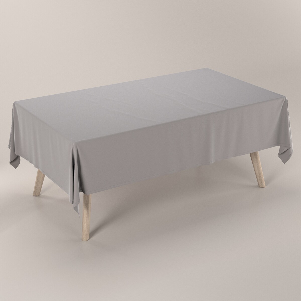 Obrus prostokątny 130 x 160 cm gołębi szary