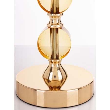 Świecznik złoty 42x12x12 cm LJUS 3 duże kule