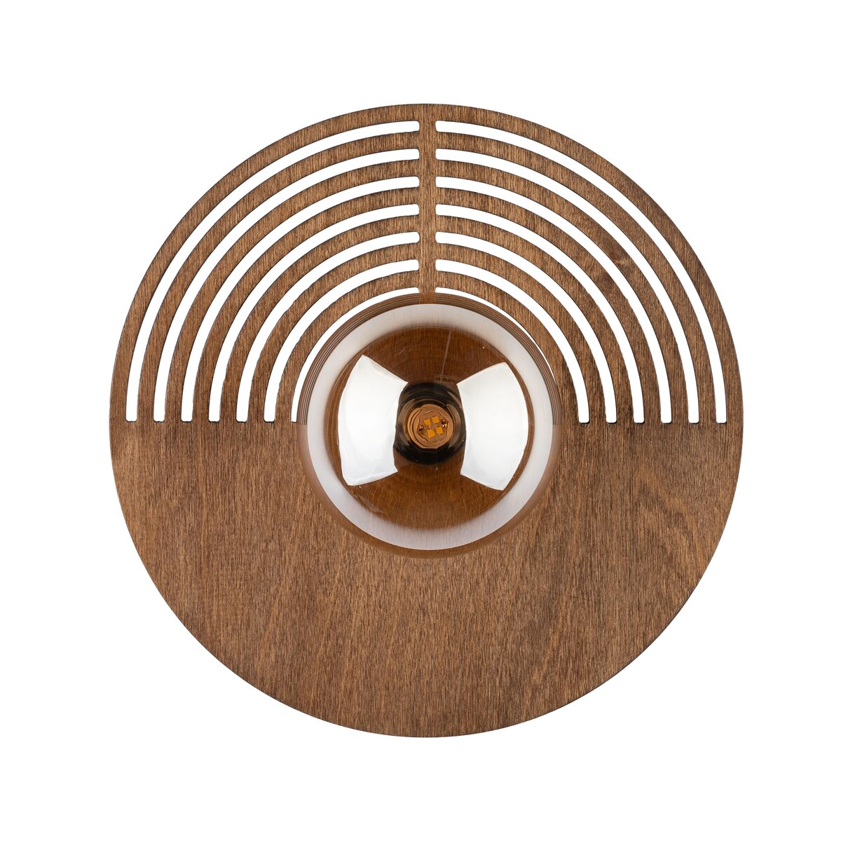 Kinkiet TK Lighting LUNAR WOOD 300 30 cm dąb/biały, lampa ścienna G9 do salonu i sypialni