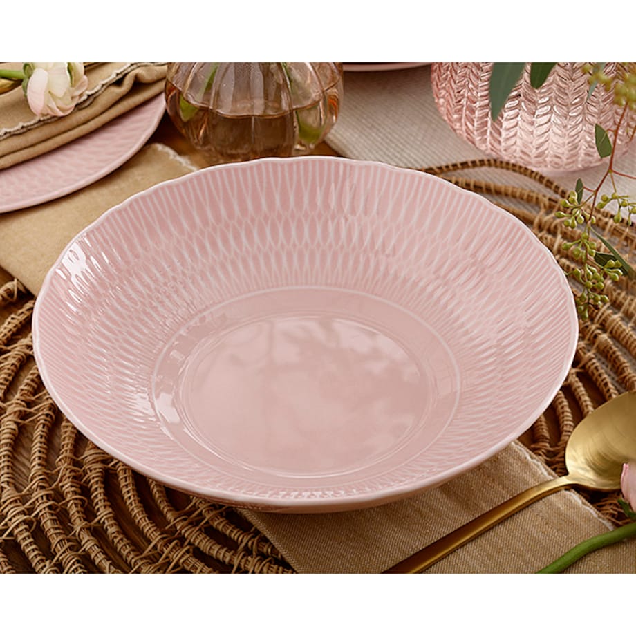 Talerz głęboki 22 cm Sofia Różana LB07