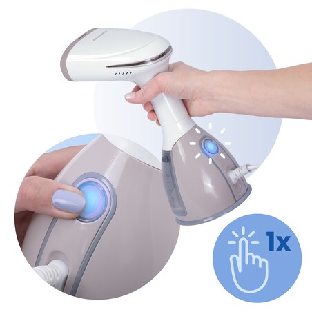 Parownica do ubrań Berdsen 1500W Steamer Żelazko parowe regulacja pary 32g/min