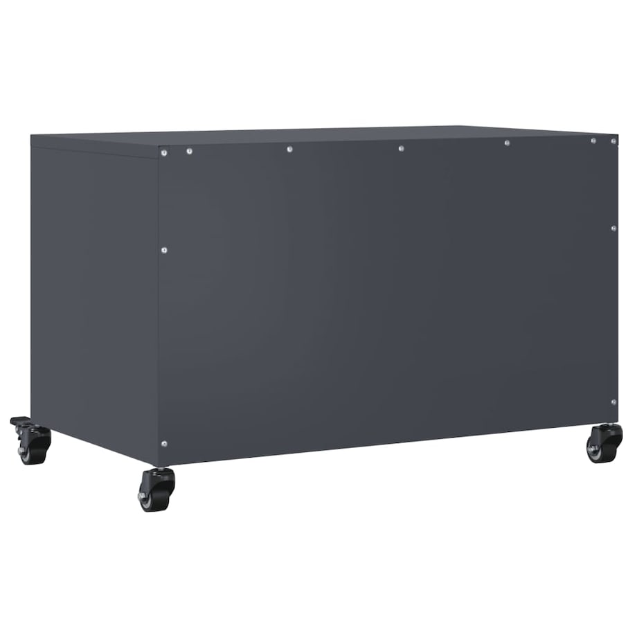 vidaXL Szafka RTV, antracytowa, 68x39x43,5 cm, stal