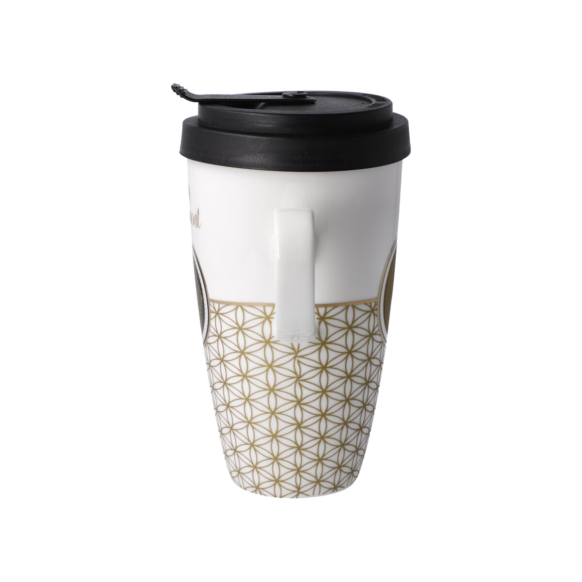 Kubek na wynos 500 ml - Flower of life - Lotus -Goebel