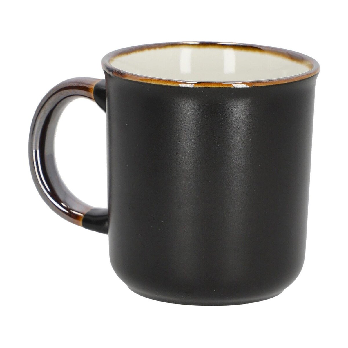 KUBEK ŚWIĄTECZNY Dzwonki 200 ml szary PORCELANOWY