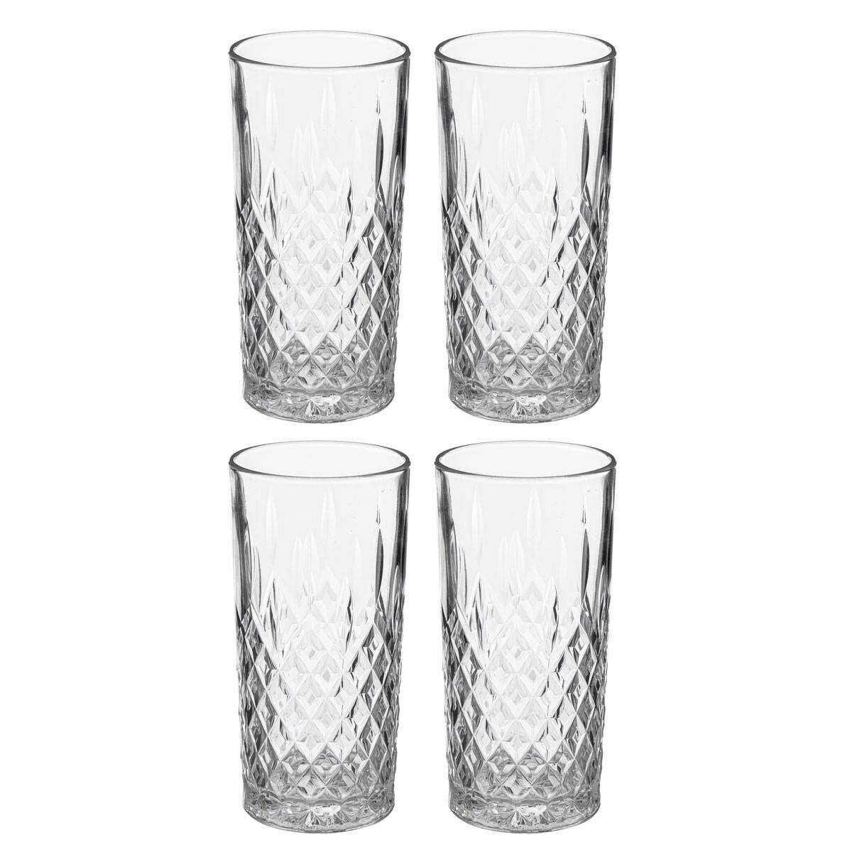 Komplet wysokich szklanek typu tumbler CHARLES, 300 ml