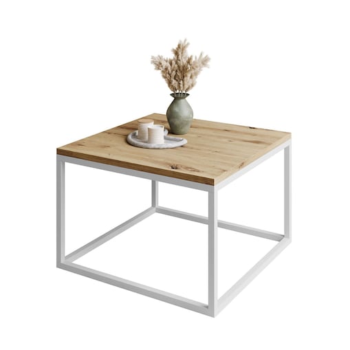 Stolik kawowy YOSHI biały dąb artisan