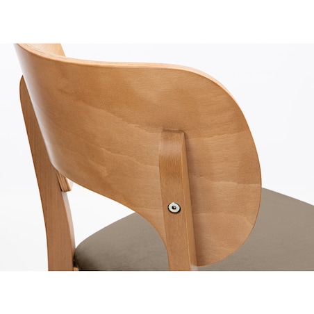 KONSIMO LYCO loftowe krzesła 2 sztuki beżowe