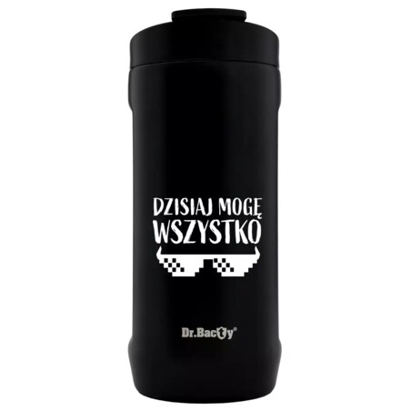 Cooler na puszkę Dr.Bacty Notus Mogę wszystko - czarny