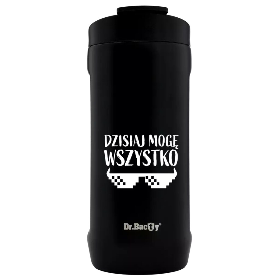 Cooler na puszkę Dr.Bacty Notus Mogę wszystko - czarny