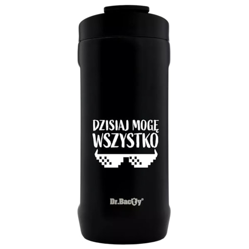 Cooler na puszkę Dr.Bacty Notus Mogę wszystko - czarny