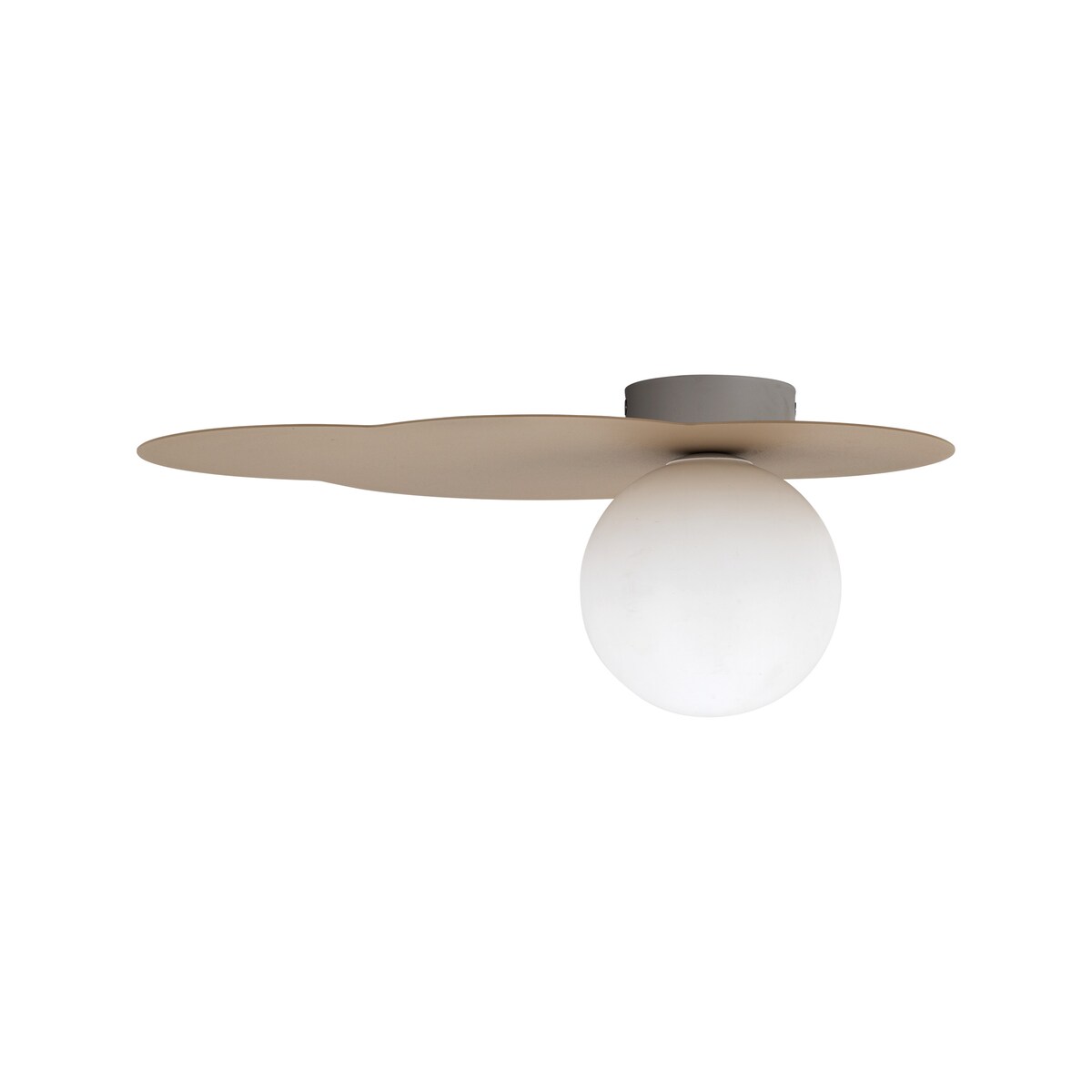 Lampa sufitowo-ścienna TK Lighting CLOUD NEW SABIA beżowo-biała 1xG9 nowoczesna do salonu sypialni i pokoju dziecięcego