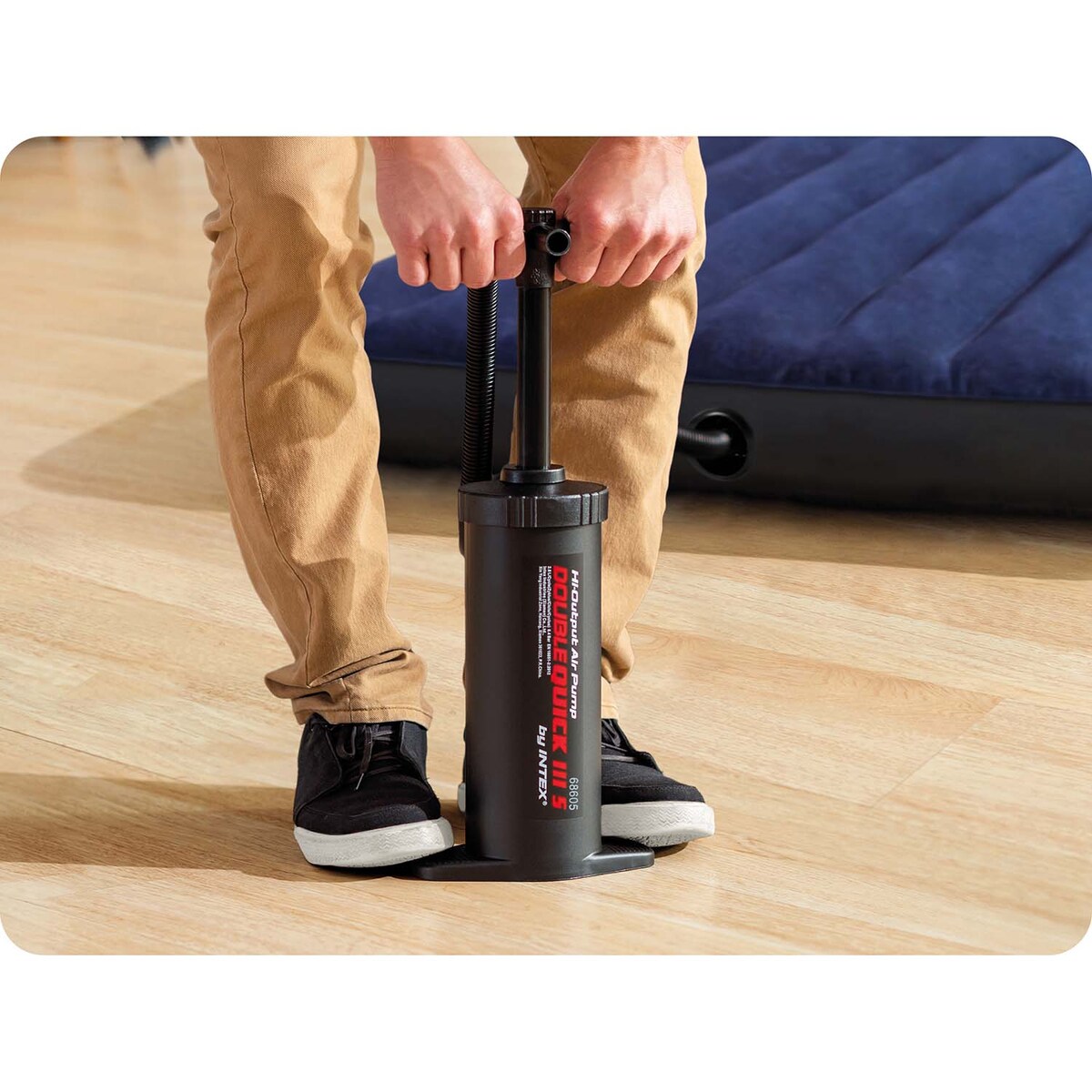 Pompka ręczna Intex tłokowa do materaca dwukierunkowa