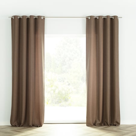 Zasłona BASIC na kółkach 140x280cm złoty brąz 1 szt. 140x280 brązowy-złoty