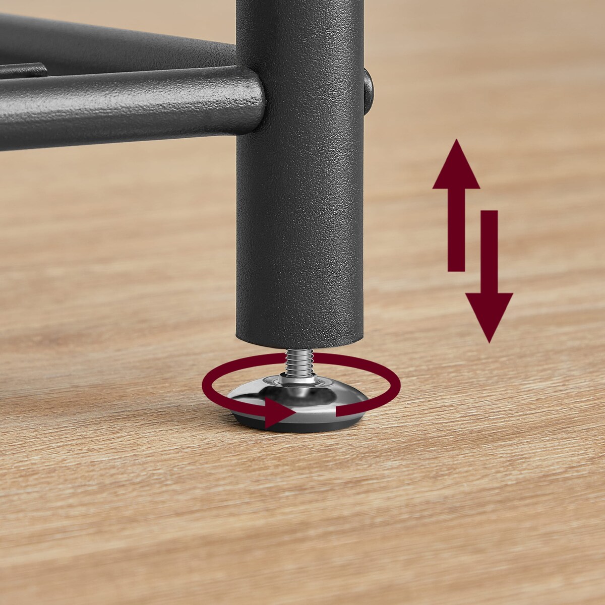 Wieszak Stojak Na Ubrania 70X32X175 Cm Sonoma