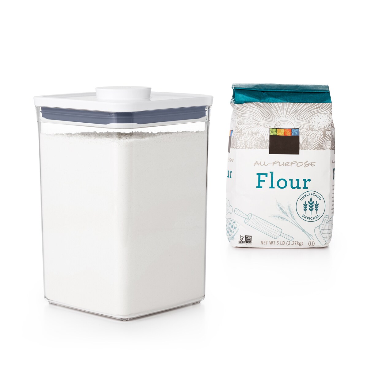 Pojemnik POP2 kwadrat Good Grips, 4200 ml, OXO