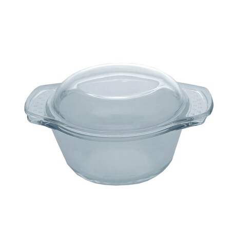 Naczynie żaroodporne z pokrywką do pieczenia zapiekania małe 1.0L MAESTRO