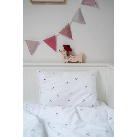 Pościel z wypełnieniem Czereśnie 100/135 + 40/60 cm