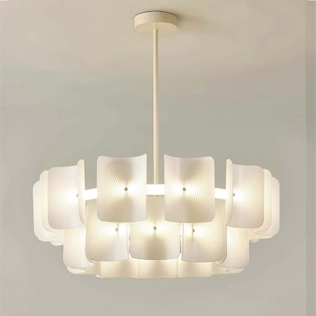 Lampa sufitowa wisząca LED Biała APP1671-1CP