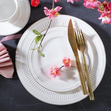 VILLA ITALIA Talerz płytki porcelanowy 27 cm EUNICE