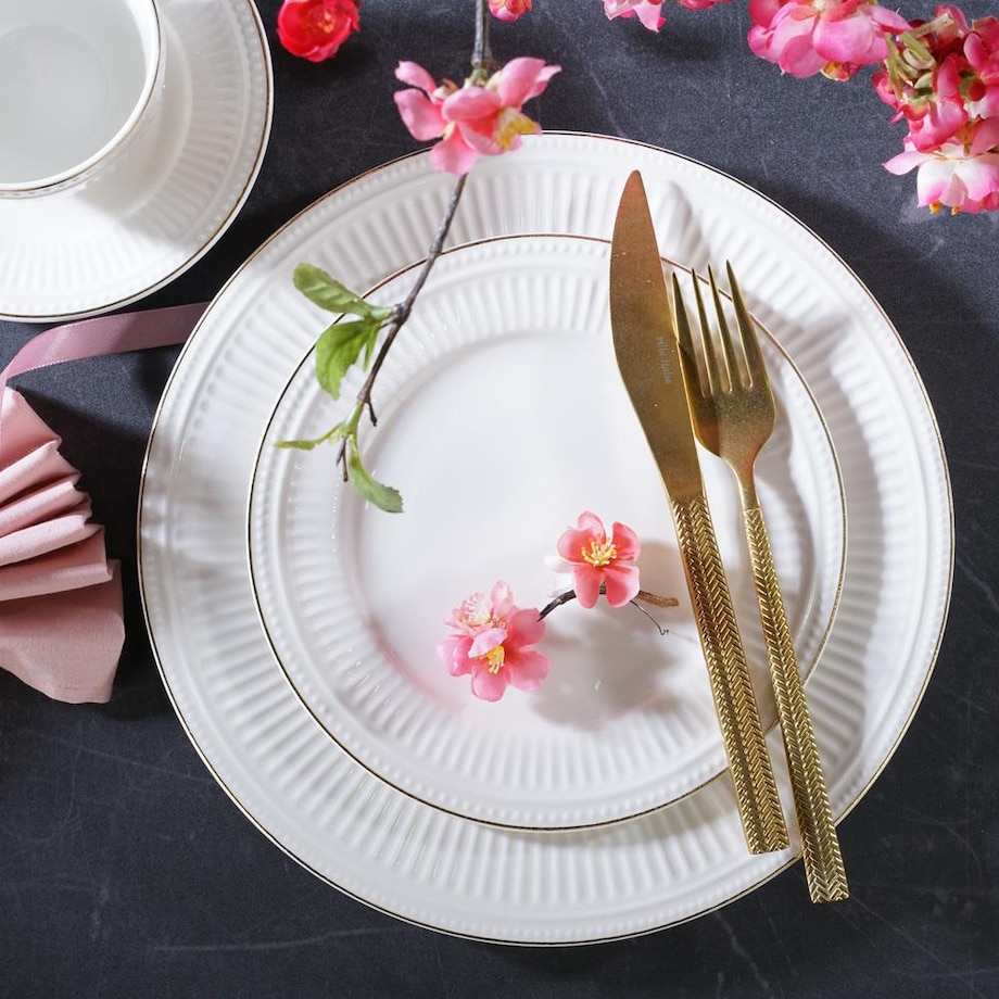 VILLA ITALIA Talerz płytki porcelanowy 27 cm EUNICE