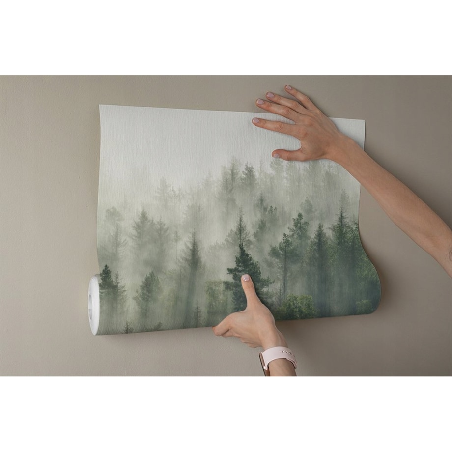 FOTOTAPETA 02-LAS_WE_MGLE DO SYPIALNI SALONU TAPETA ŚCIENNA 200x140