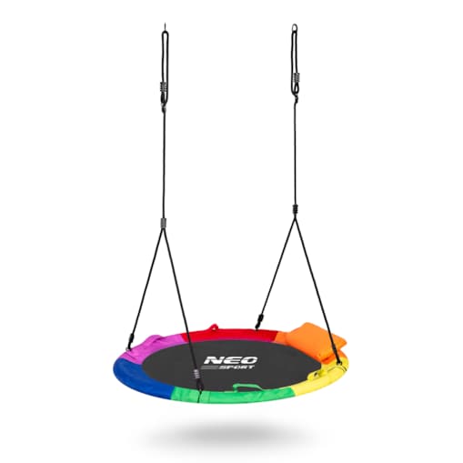 Huśtawka ogrodowa bocianie gniazdo 105 cm Neo-Sport Swingo + poduszka