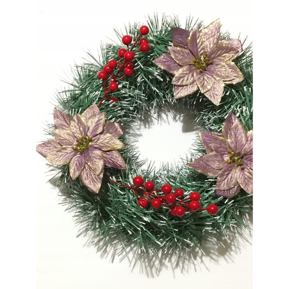 WIANEK NA DRZWI STÓŁ gotowy stroik gwiazda świąteczny udekorowany sztuczny