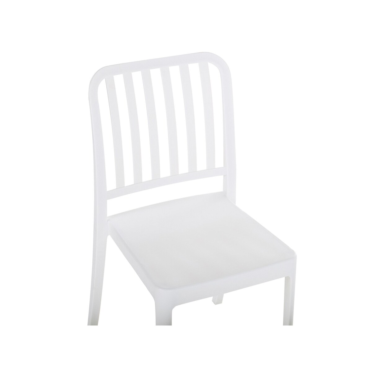 Zestaw 4 krzeseł ogrodowych biały SERSALE