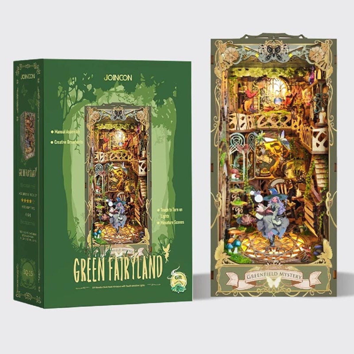 Miniaturowy domek Book Nook - Czarodziejki lasu