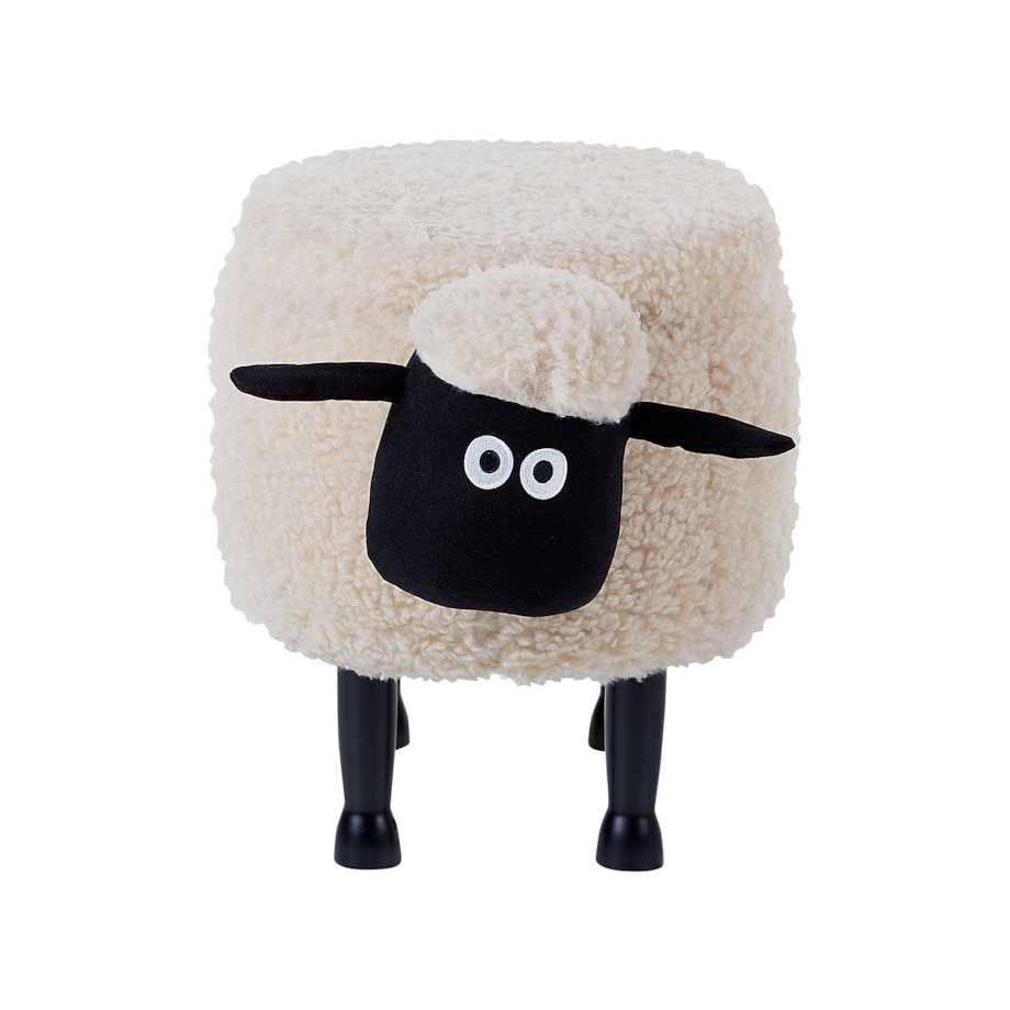 Pufa zwierzak ze schowkiem beżowa SHEEP