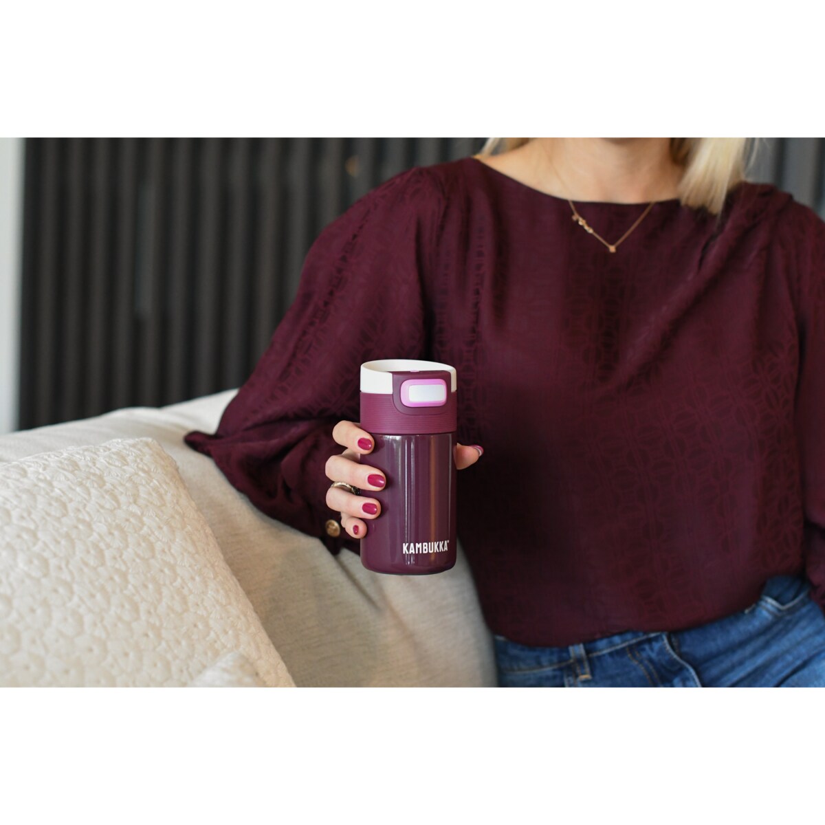 Kubek termiczny termos Etna 300ml - Cherry Lacquer