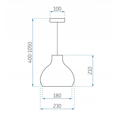 Lampa Wisząca Pleciona Bambusowa Natural Boho Xl