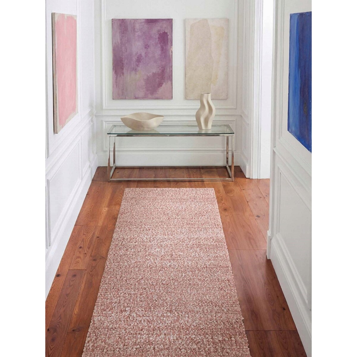 Chodnik pętelkowy do korytarza 80x200cm, TED BAKER Nothing HILL różowy
