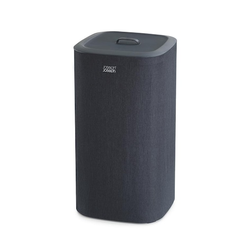 Kosz na pranie czarny Tota, 60 l, Joseph Joseph