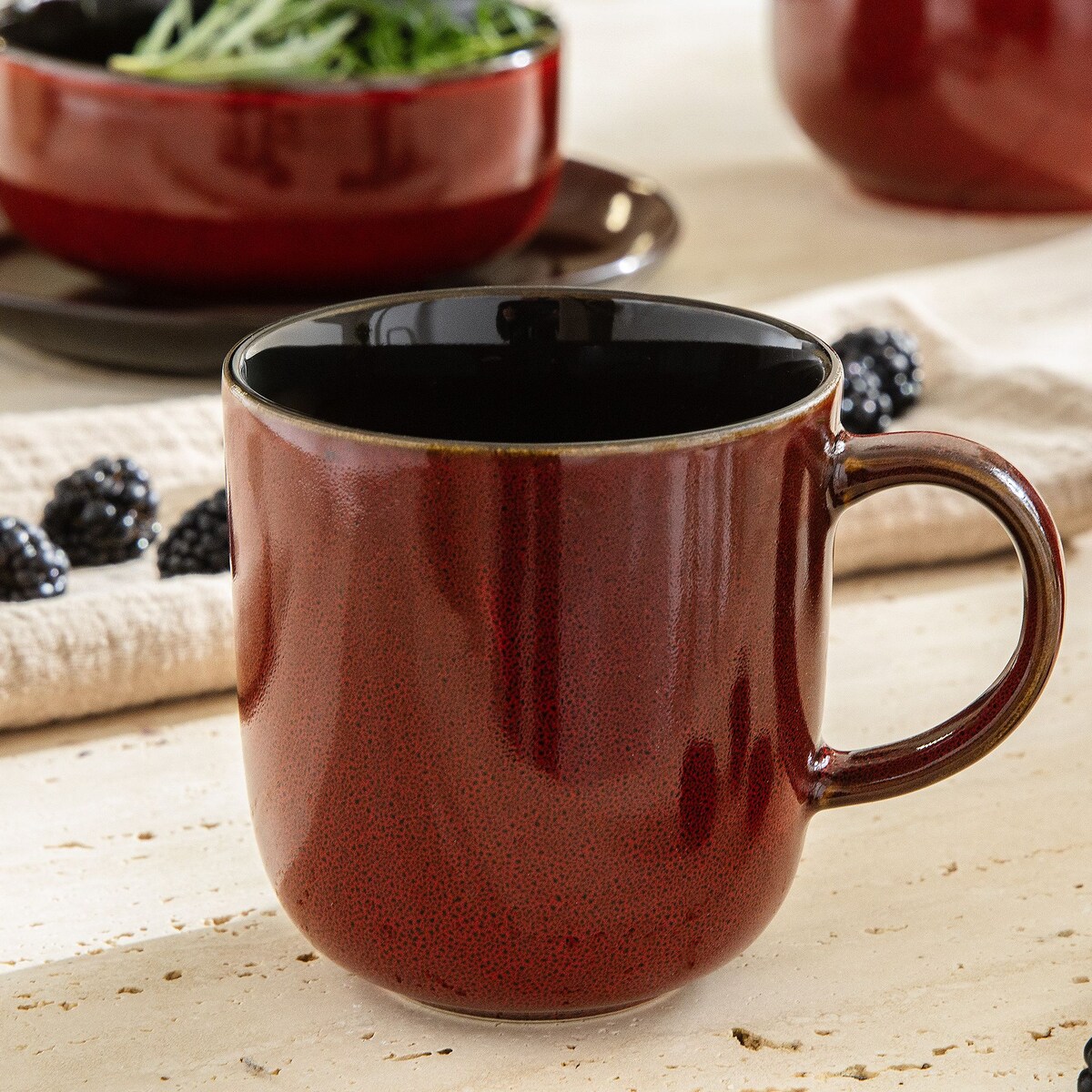 GAMBIA Zestaw śniadaniowy 6 os. (12 el.)