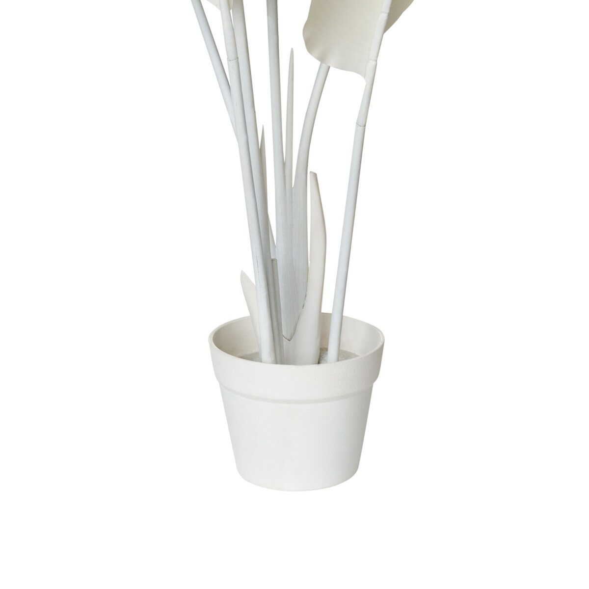 Sztuczna roślina BANANA TREE 123 cm Biały