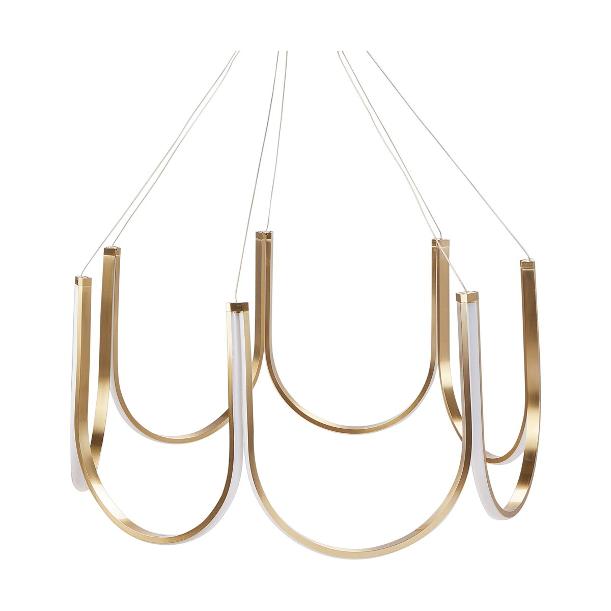 Żyrandol LED PERQUENO Metal Złoty