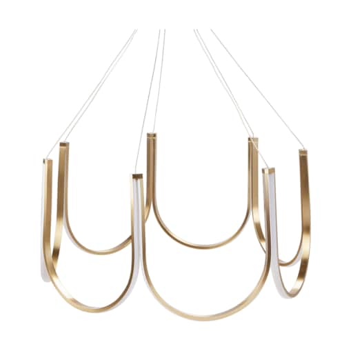 Żyrandol LED PERQUENO Metal Złoty