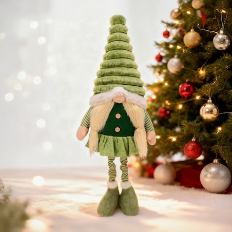 Skrzat świąteczny na teleskopowych nogach ozdoba na święta