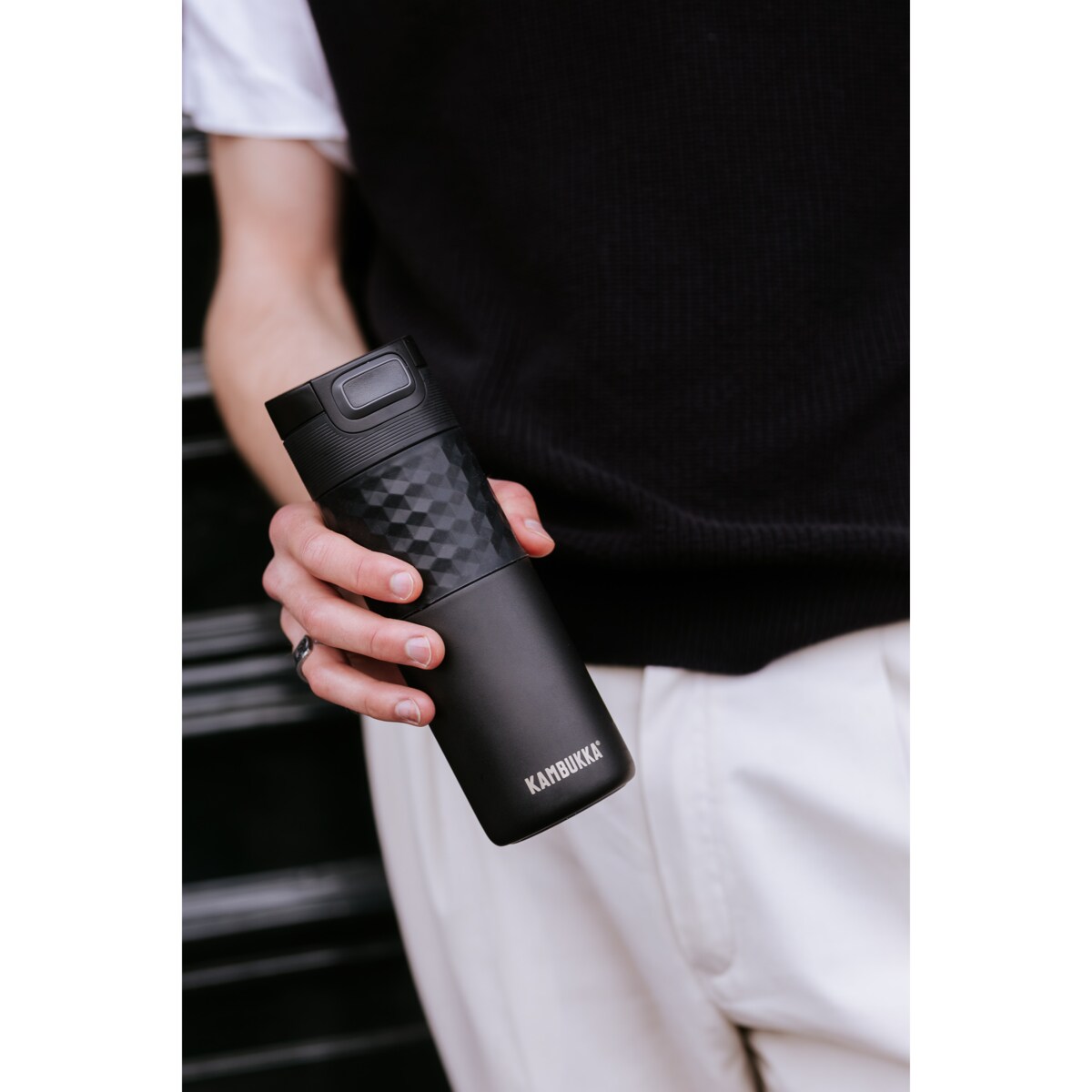 Kubek termiczny termos Etna Grip 500 ml - Black Velvet