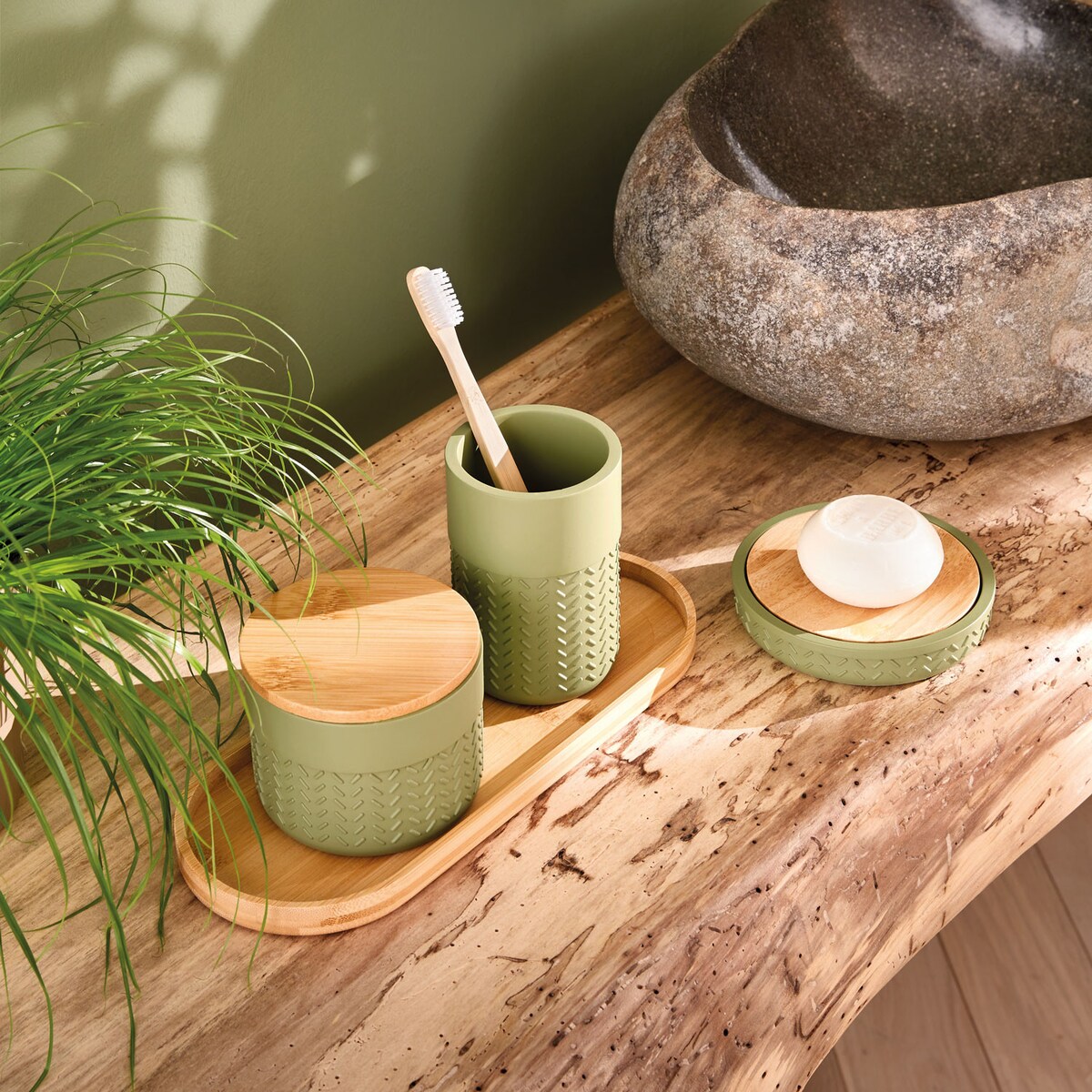 Kleine Wolke Dash Kubek łazienkowy Zielony