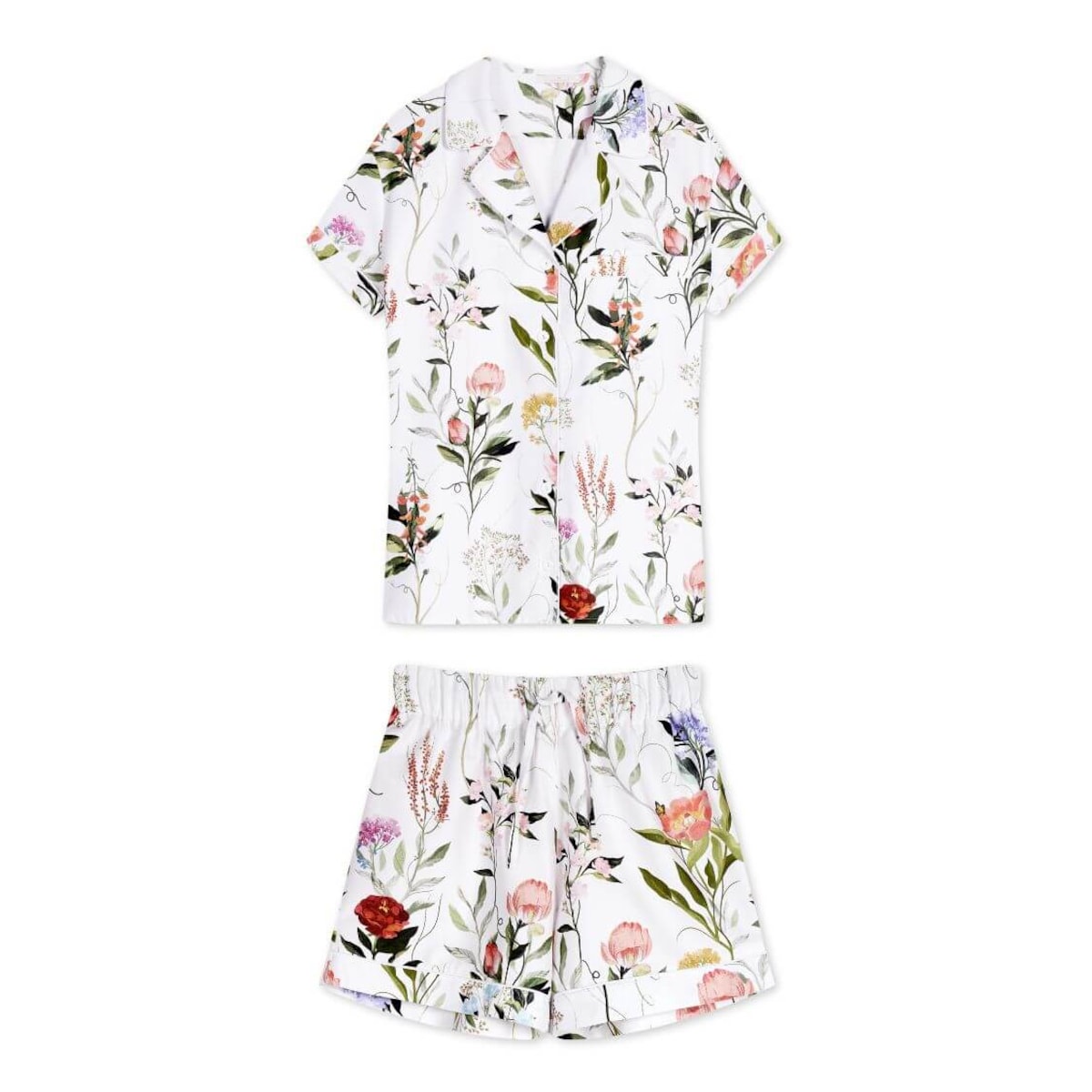 Piżama Ogródek babci krótka XS