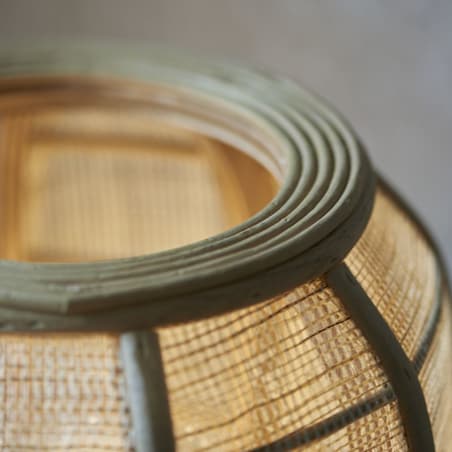 Lampa stojąca na trójnogu Tanah 93136/76 Brilliant boho beż czarna