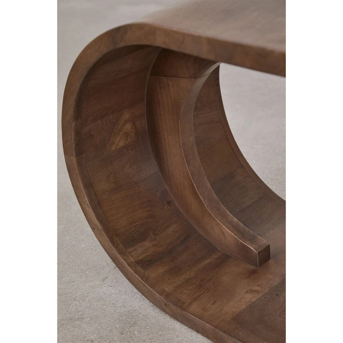 Stolik nocny z drewna mango, brązowy Rigi 45x30 cm