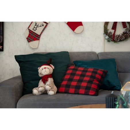 Błyszcząca poduszka dekoracyjna NORIA, 45 x 45 cm