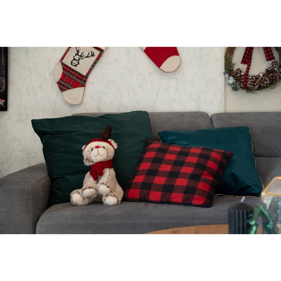 Błyszcząca poduszka dekoracyjna NORIA, 45 x 45 cm